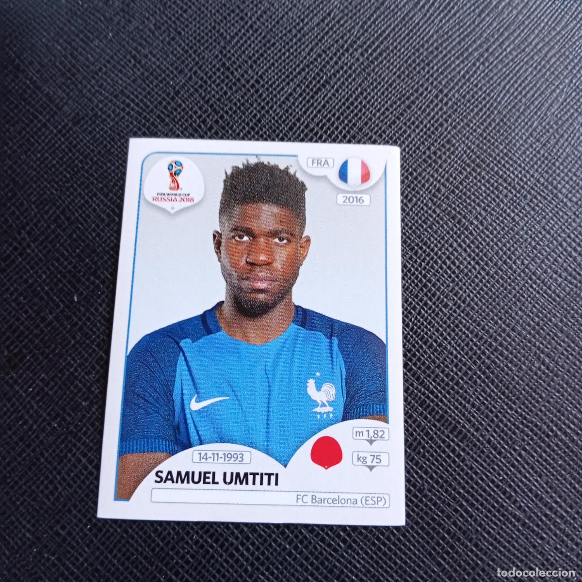 Football Stickers: 198 UMTITI FRANCIA PANINI MUNDIAL RUSIA 2018 CROMO FUTBOL 18 - SIN PEGAR - /CJ2 ..