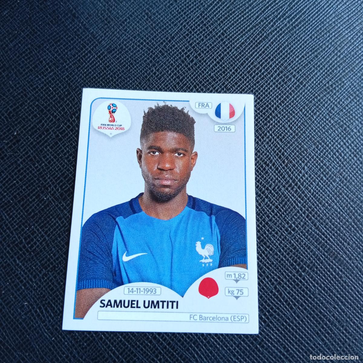 Cromos de Futebol: 198 UMTITI FRANCIA PANINI MUNDIAL RUSIA 2018 CROMO FUTBOL 18 - SIN PEGAR - /CJ2 ..
