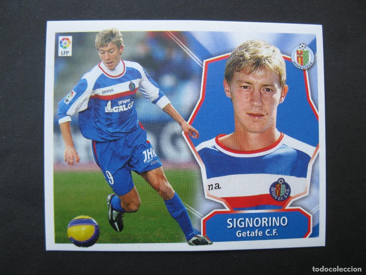 Football Stickers: SIGNORINO (GETAFE C.F.) - CAMPEONATO DE LIGA 08/09 - EDICIONES ESTE - NUNCA PEGADO.