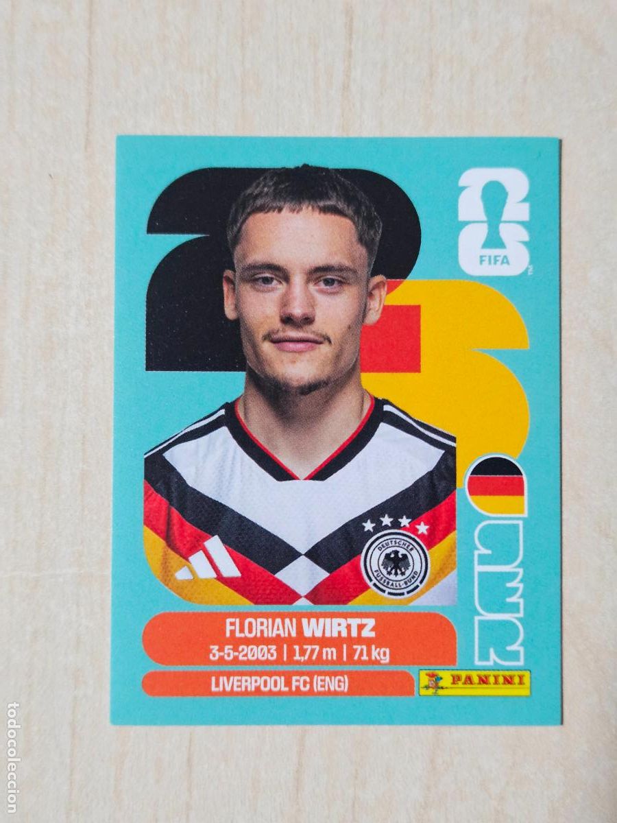 Cromos de Futebol: CROMO GER11 GER 11 WIRTZ ALEMANIA - MUNDIAL FIFA WORLD CUP 2026 STICKER PANINI SIN PEGAR