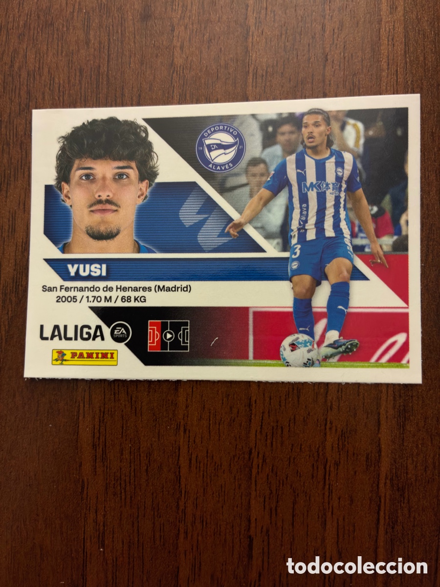 Football Stickers: Cromo Yusi, N&ordm; 9, Deportivo Alav&eacute;s, Liga EA Sports 2026-27 (Panini / Colecciones Este) - Nuevo