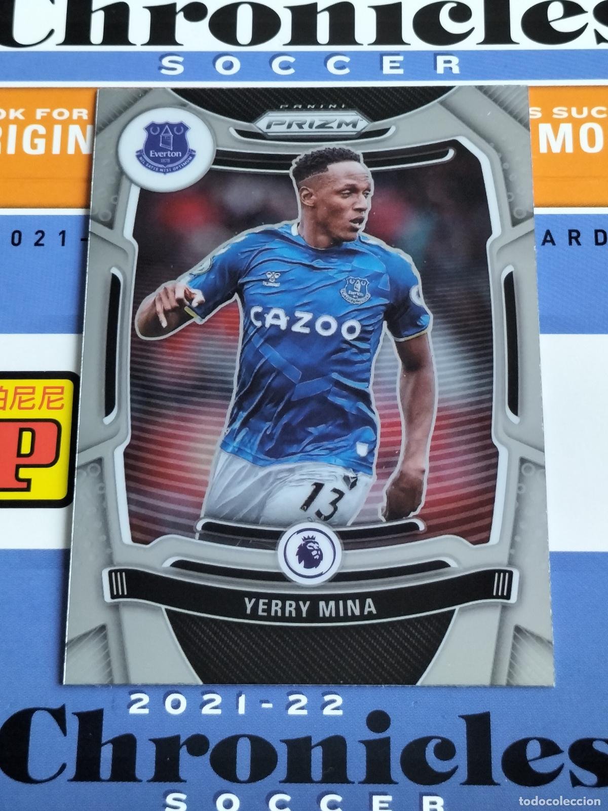 Cromos de f&uacute;tbol: N&ordm; 221 YERRY MINA EVERTON CARD CHRONICLES PRIZM PREMIER SOCCER 2021 2022 21 22 PANINI