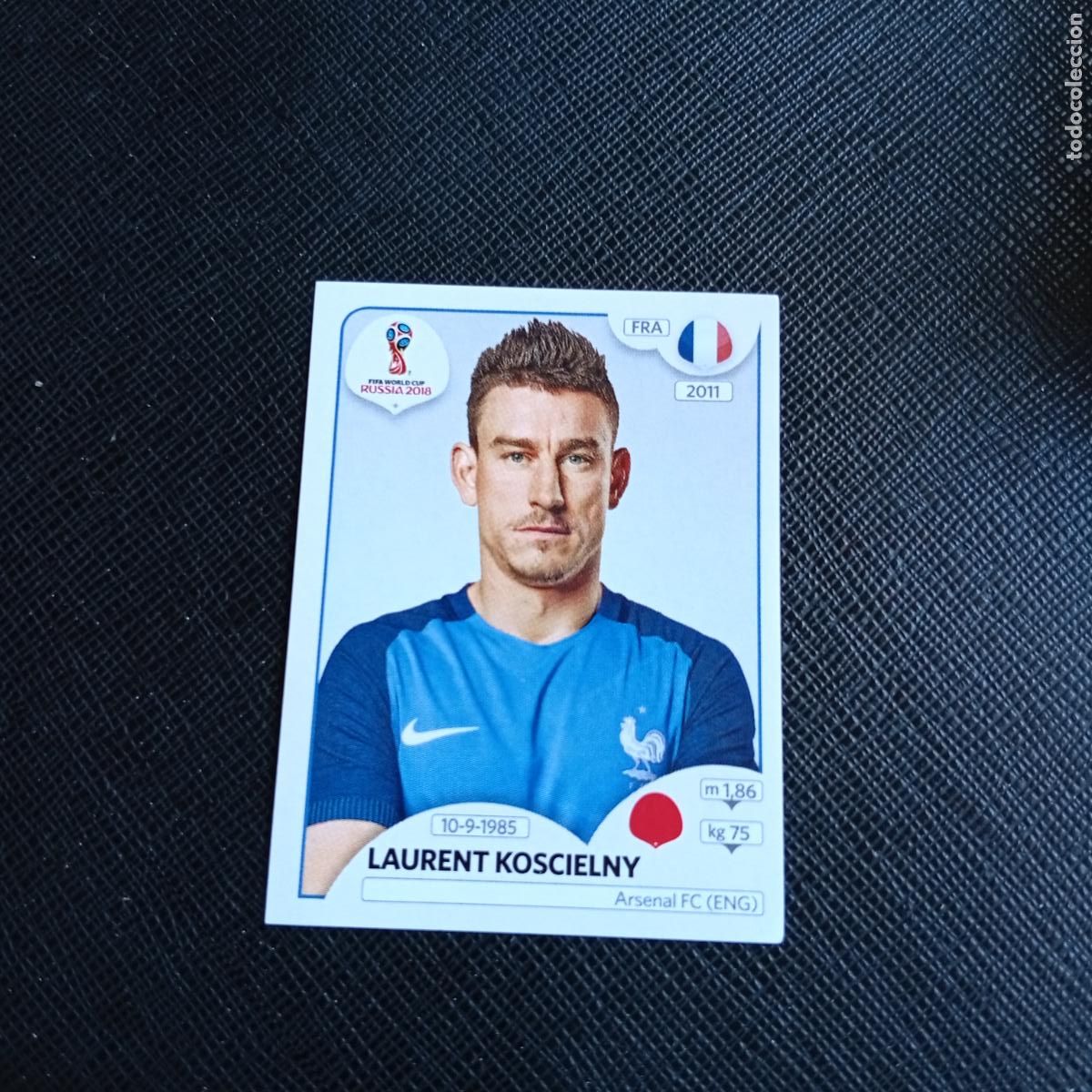 Cromos de f&uacute;tbol: 200 KOSCILENY FRANCIA PANINI MUNDIAL RUSIA 2018 CROMO FUTBOL 18 - SIN PEGAR - /CJ2 .
