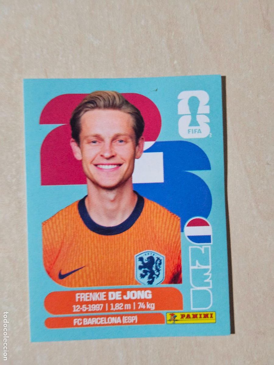 Cromos de f&uacute;tbol: CROMO NED14 NED 14 DE JONG PAISES BAJOS - MUNDIAL FIFA WORLD CUP 2026 STICKER PANINI SIN PEGAR