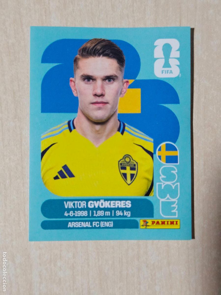 Cromos de f&uacute;tbol: CROMO SWE20 SWE 20 GYOKERES SUECIA - MUNDIAL FIFA WORLD CUP 2026 STICKER PANINI SIN PEGAR