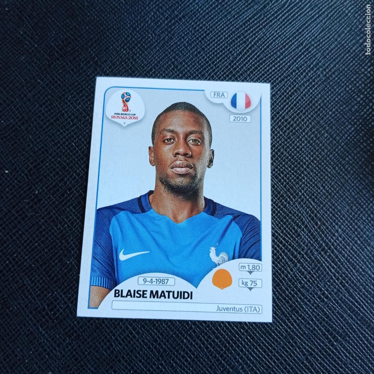 Cromos de f&uacute;tbol: 201 MATUIDI FRANCIA PANINI MUNDIAL RUSIA 2018 CROMO FUTBOL 18 - SIN PEGAR - /CJ2