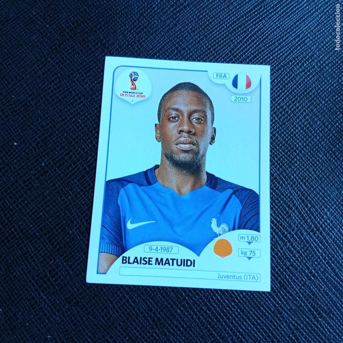 Cromos de f&uacute;tbol: 201 MATUIDI FRANCIA PANINI MUNDIAL RUSIA 2018 CROMO FUTBOL 18 - SIN PEGAR - /CJ2