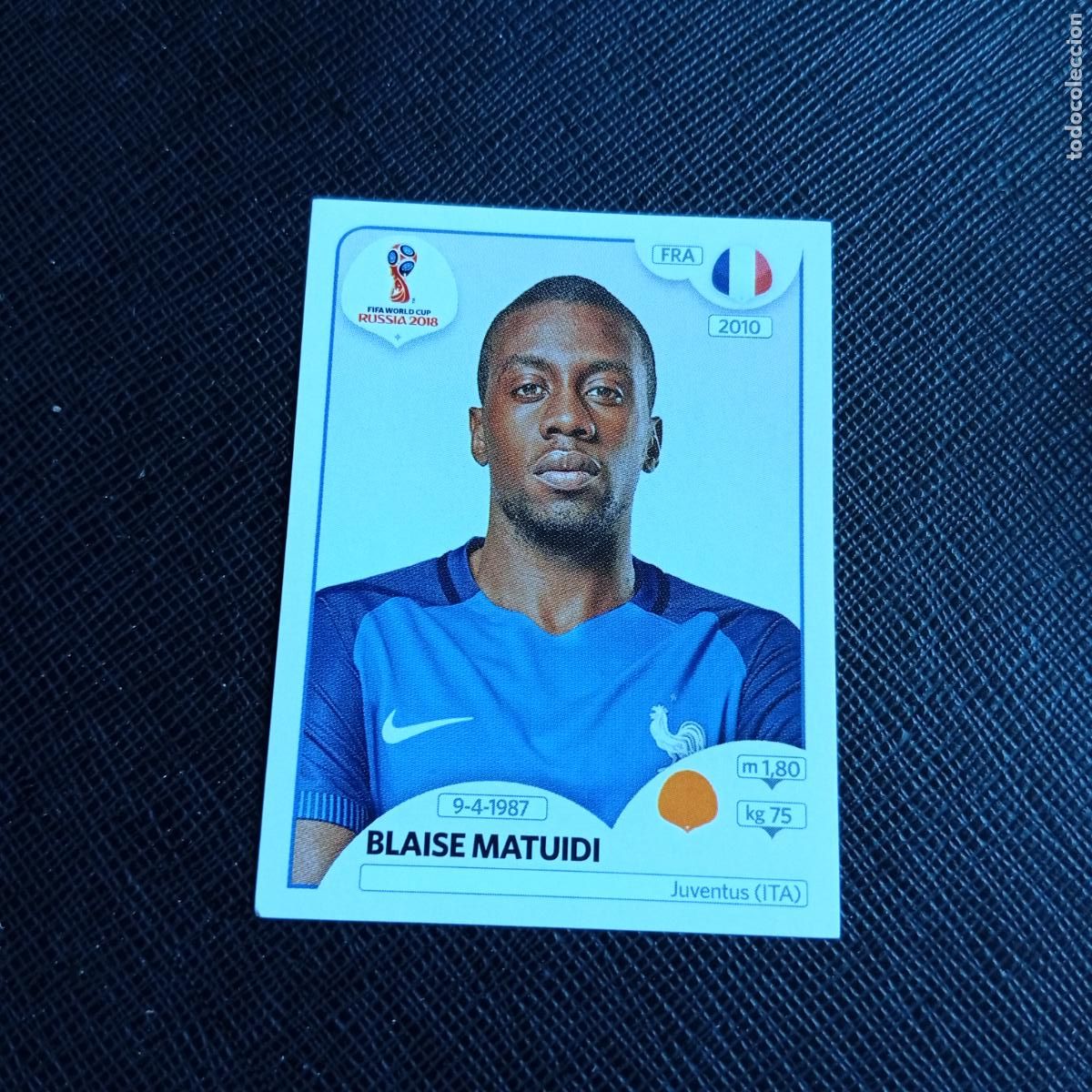 Cromos de f&uacute;tbol: 201 MATUIDI FRANCIA PANINI MUNDIAL RUSIA 2018 CROMO FUTBOL 18 - SIN PEGAR - /CJ2