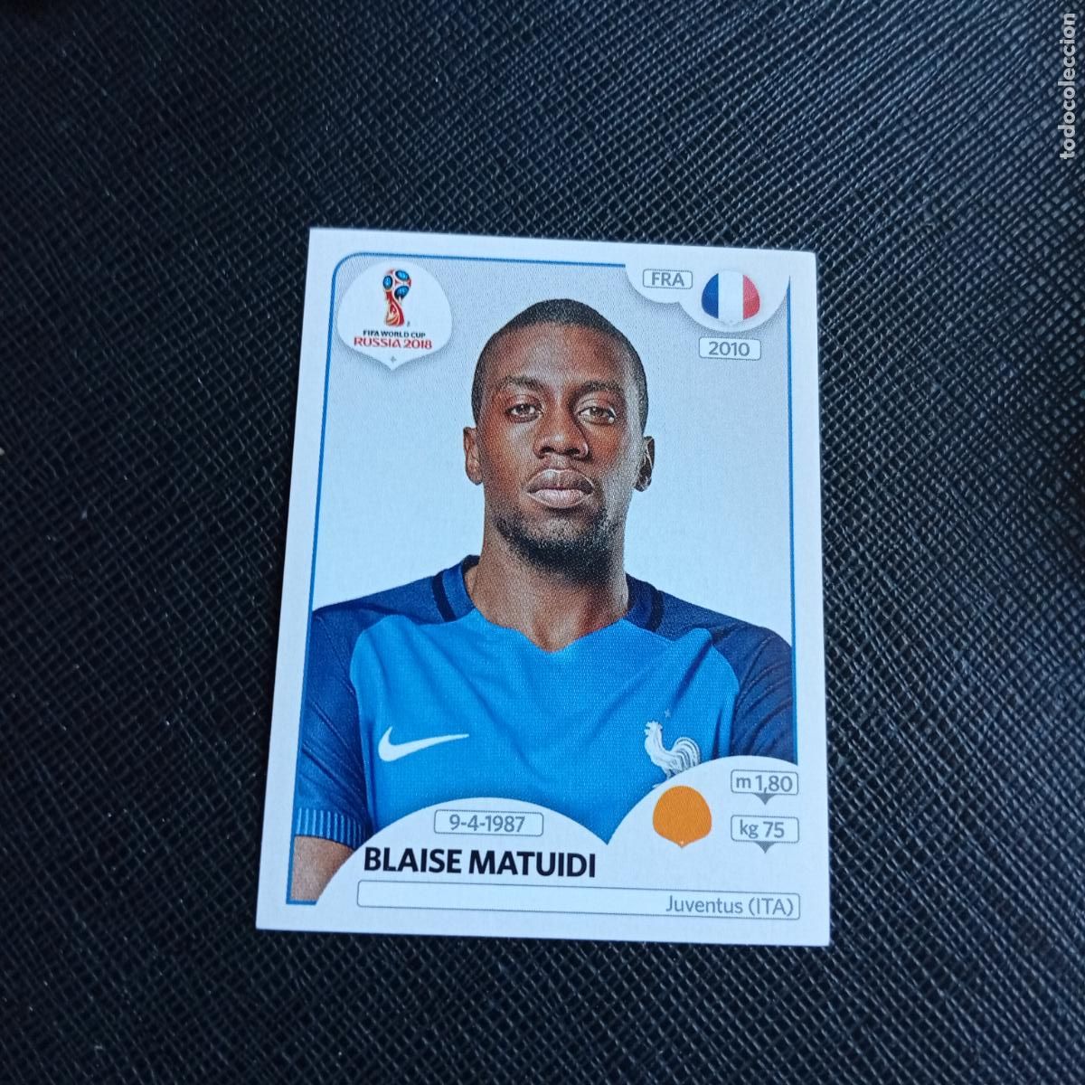 Cromos de f&uacute;tbol: 201 MATUIDI FRANCIA PANINI MUNDIAL RUSIA 2018 CROMO FUTBOL 18 - SIN PEGAR - /CJ2 .