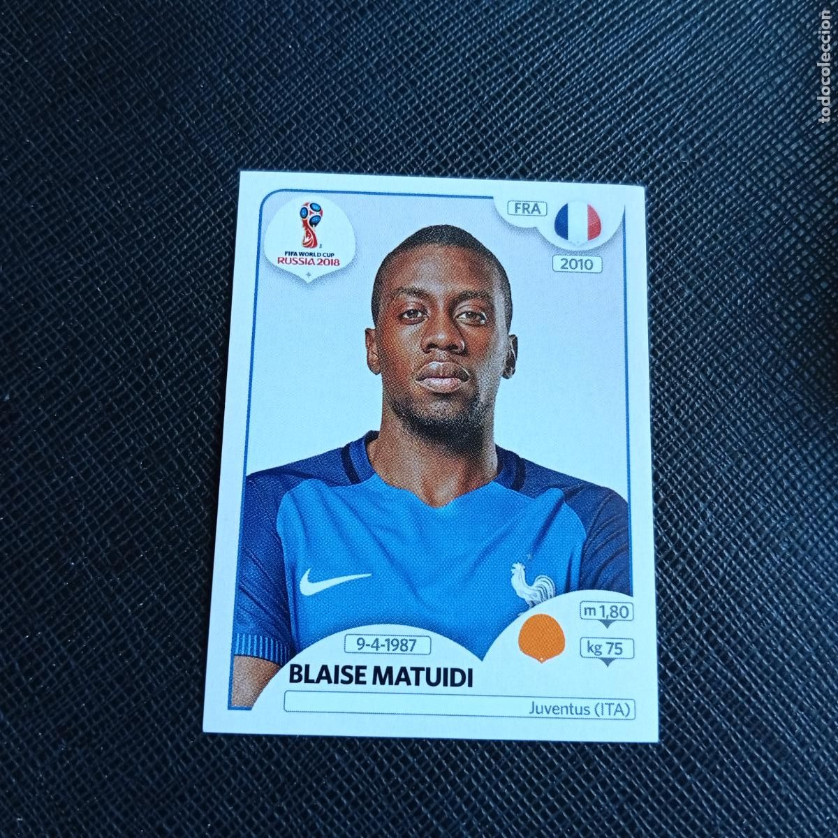 Cromos de f&uacute;tbol: 201 MATUIDI FRANCIA PANINI MUNDIAL RUSIA 2018 CROMO FUTBOL 18 - SIN PEGAR - /CJ2 .