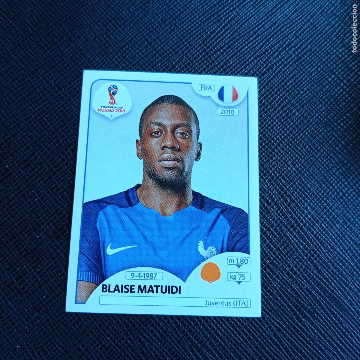 Cromos de f&uacute;tbol: 201 MATUIDI FRANCIA PANINI MUNDIAL RUSIA 2018 CROMO FUTBOL 18 - SIN PEGAR - /CJ2 ..
