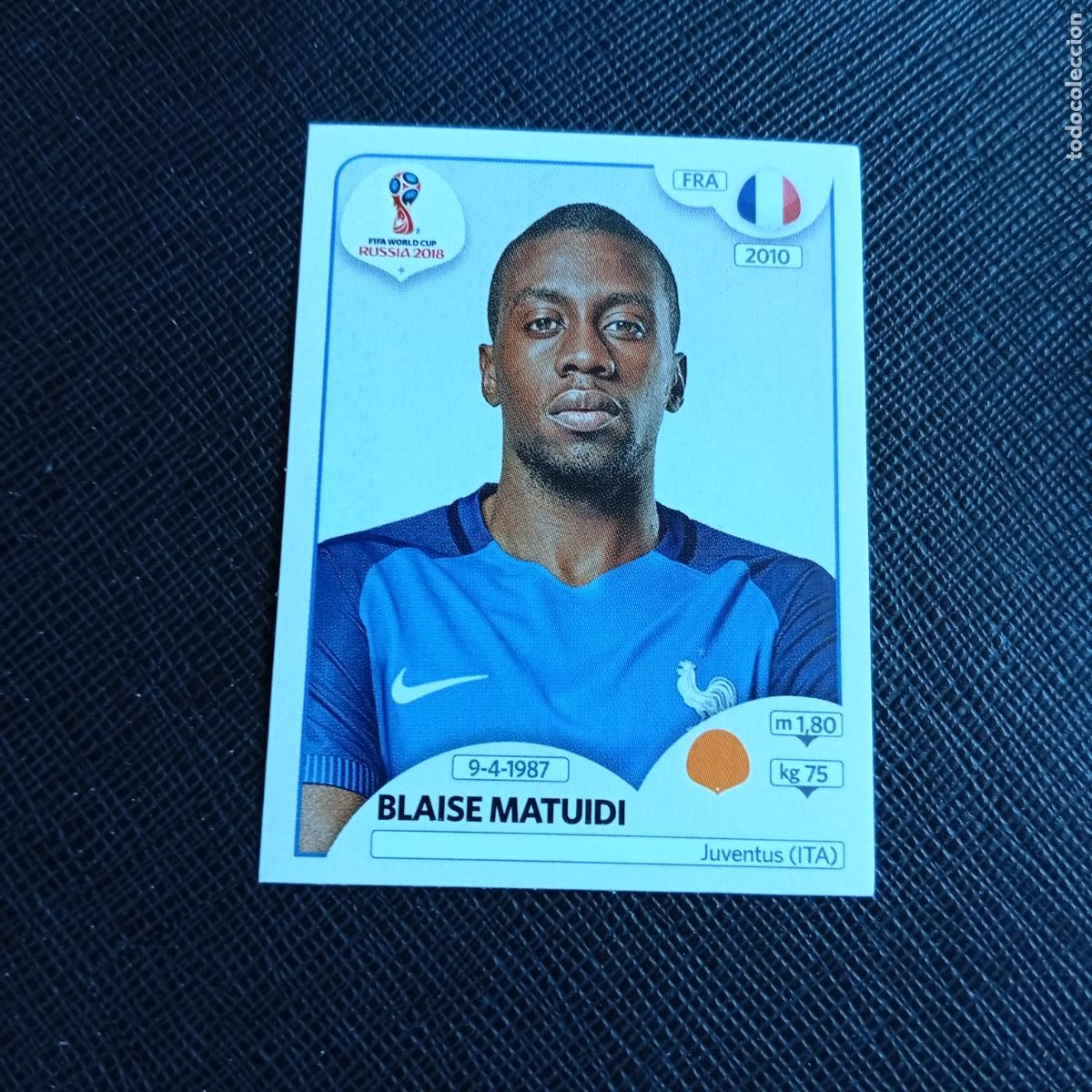 Cromos de f&uacute;tbol: 201 MATUIDI FRANCIA PANINI MUNDIAL RUSIA 2018 CROMO FUTBOL 18 - SIN PEGAR - /CJ2 ..
