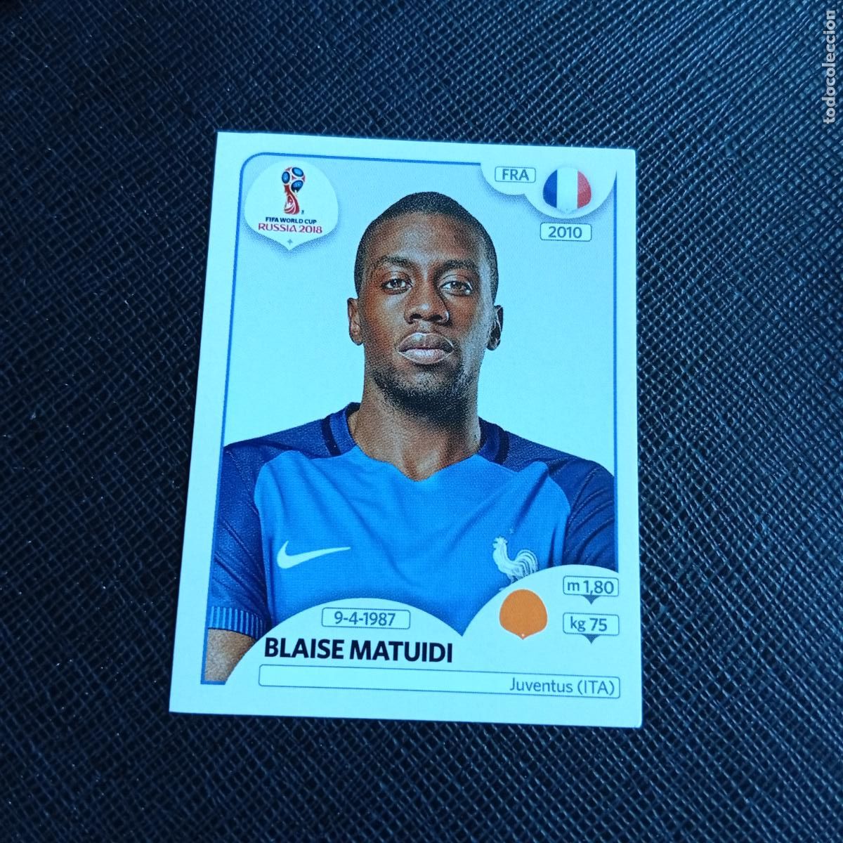 Cromos de f&uacute;tbol: 201 MATUIDI FRANCIA PANINI MUNDIAL RUSIA 2018 CROMO FUTBOL 18 - SIN PEGAR - /CJ2 ..