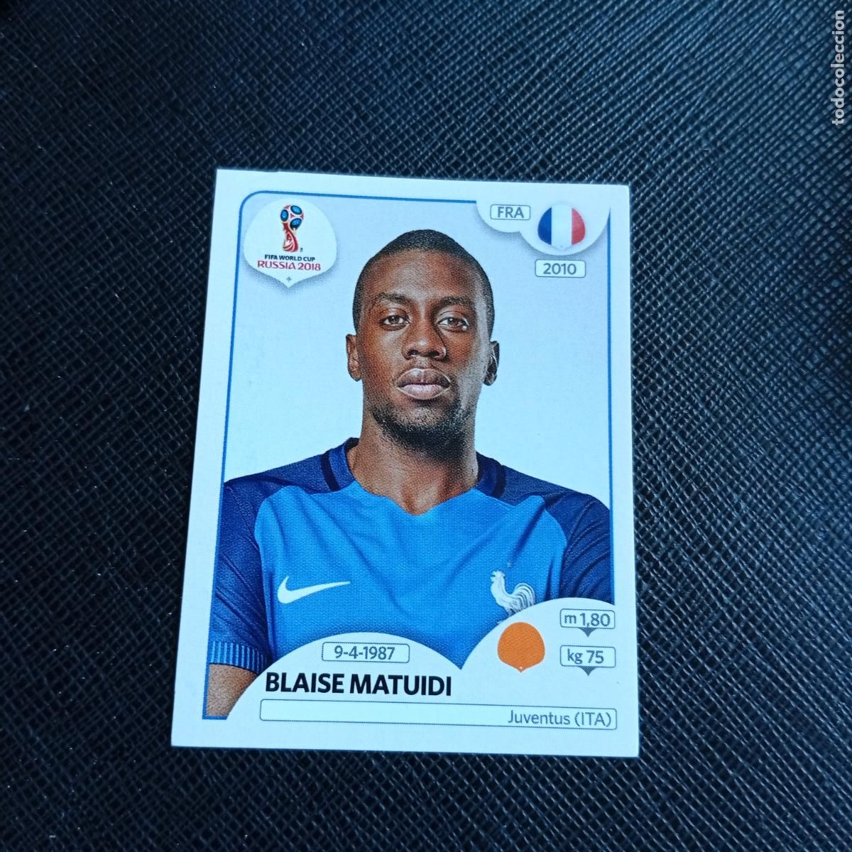 Cromos de f&uacute;tbol: 201 MATUIDI FRANCIA PANINI MUNDIAL RUSIA 2018 CROMO FUTBOL 18 - SIN PEGAR - /CJ2 ...