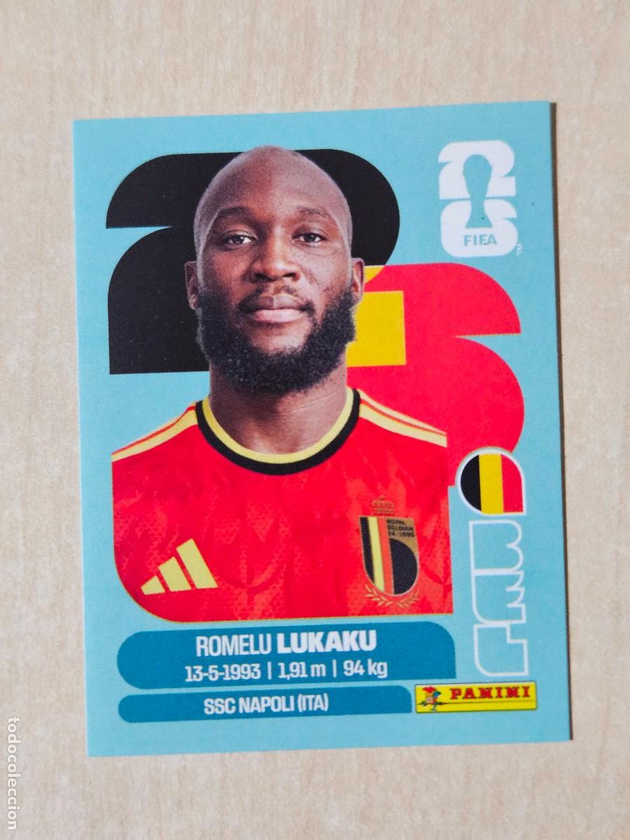 Cromos de f&uacute;tbol: CROMO BEL20 BEL 20 LUKAKU BELGICA - MUNDIAL FIFA WORLD CUP 2026 STICKER PANINI SIN PEGAR