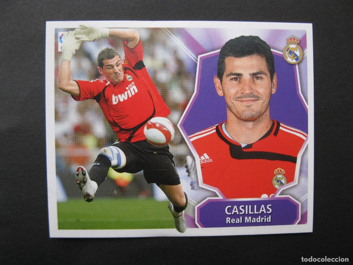 Football Stickers: CASILLAS (REAL MADRID) - CAMPEONATO DE LIGA 08/09 - EDICIONES ESTE - NUNCA PEGADO.