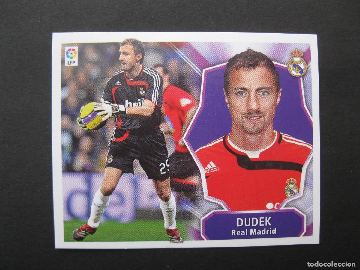 Football Stickers: DUDEK (REAL MADRID) - CAMPEONATO DE LIGA 08/09 - EDICIONES ESTE - NUNCA PEGADO.
