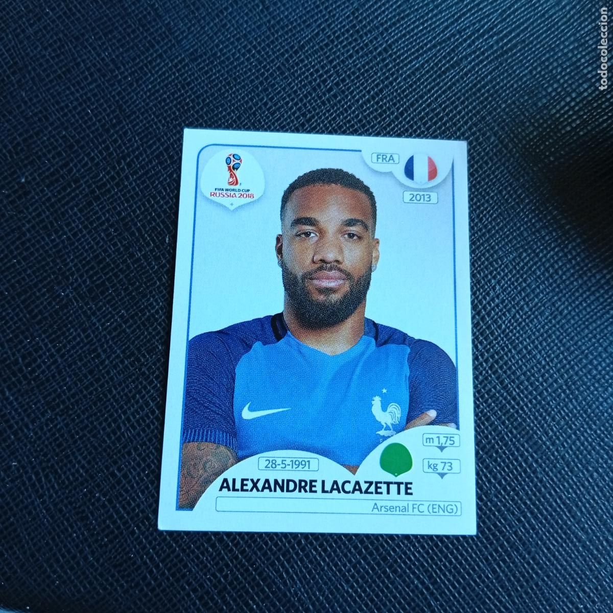 Figurine di Calcio: 208 LACAZETTE FRANCIA PANINI MUNDIAL RUSIA 2018 CROMO FUTBOL 18 - SIN PEGAR - /CJ2
