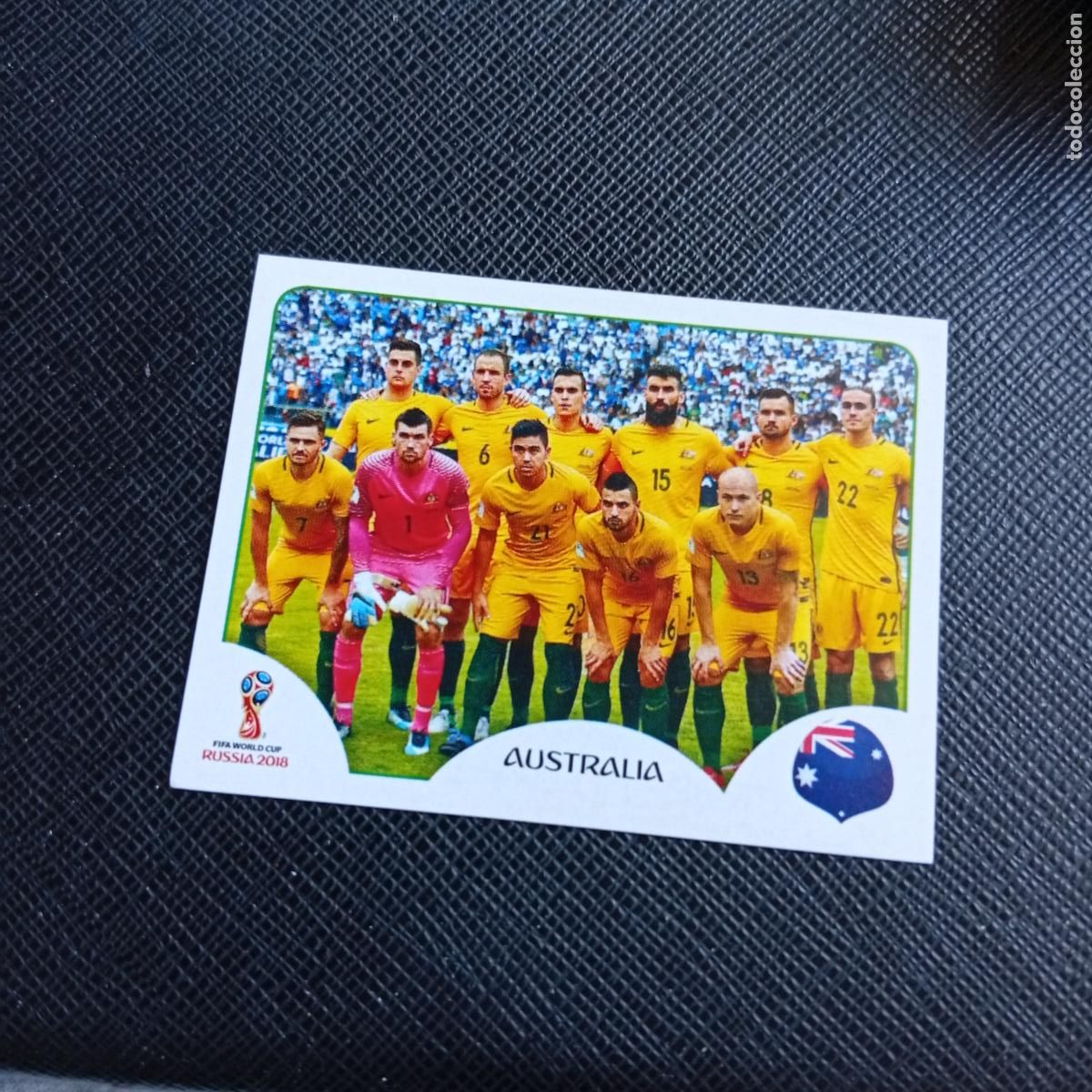 Cromos de f&uacute;tbol: 213 ALINEACION AUSTRALIA PANINI MUNDIAL RUSIA 2018 CROMO FUTBOL 18 - SIN PEGAR - /CJ2 .
