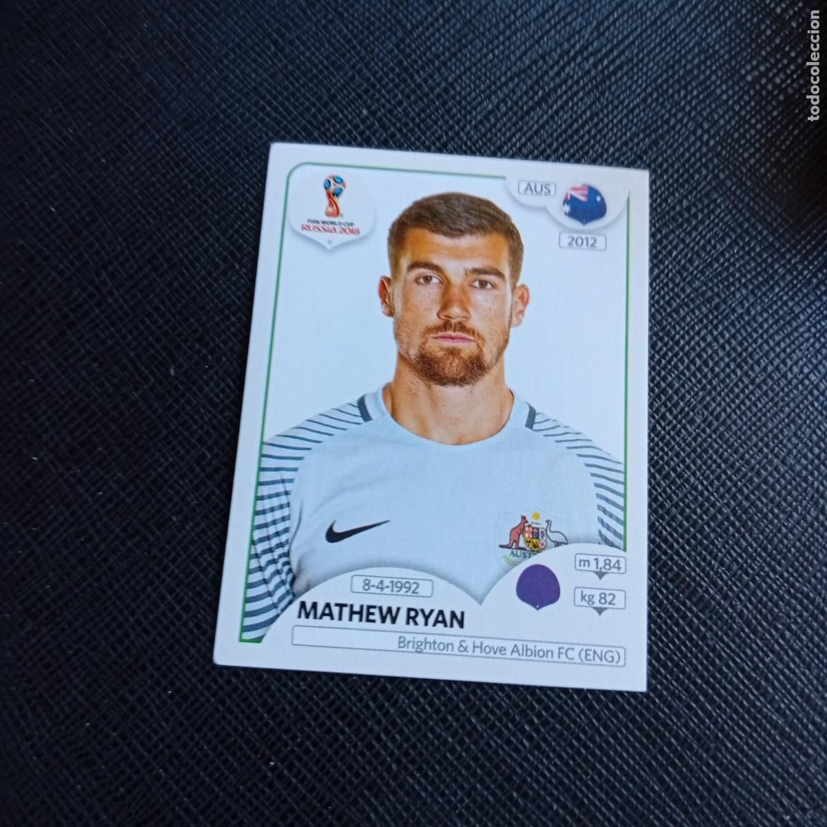 Cromos de f&uacute;tbol: 214 RYAN AUSTRALIA PANINI MUNDIAL RUSIA 2018 CROMO FUTBOL 18 - SIN PEGAR - /CJ2