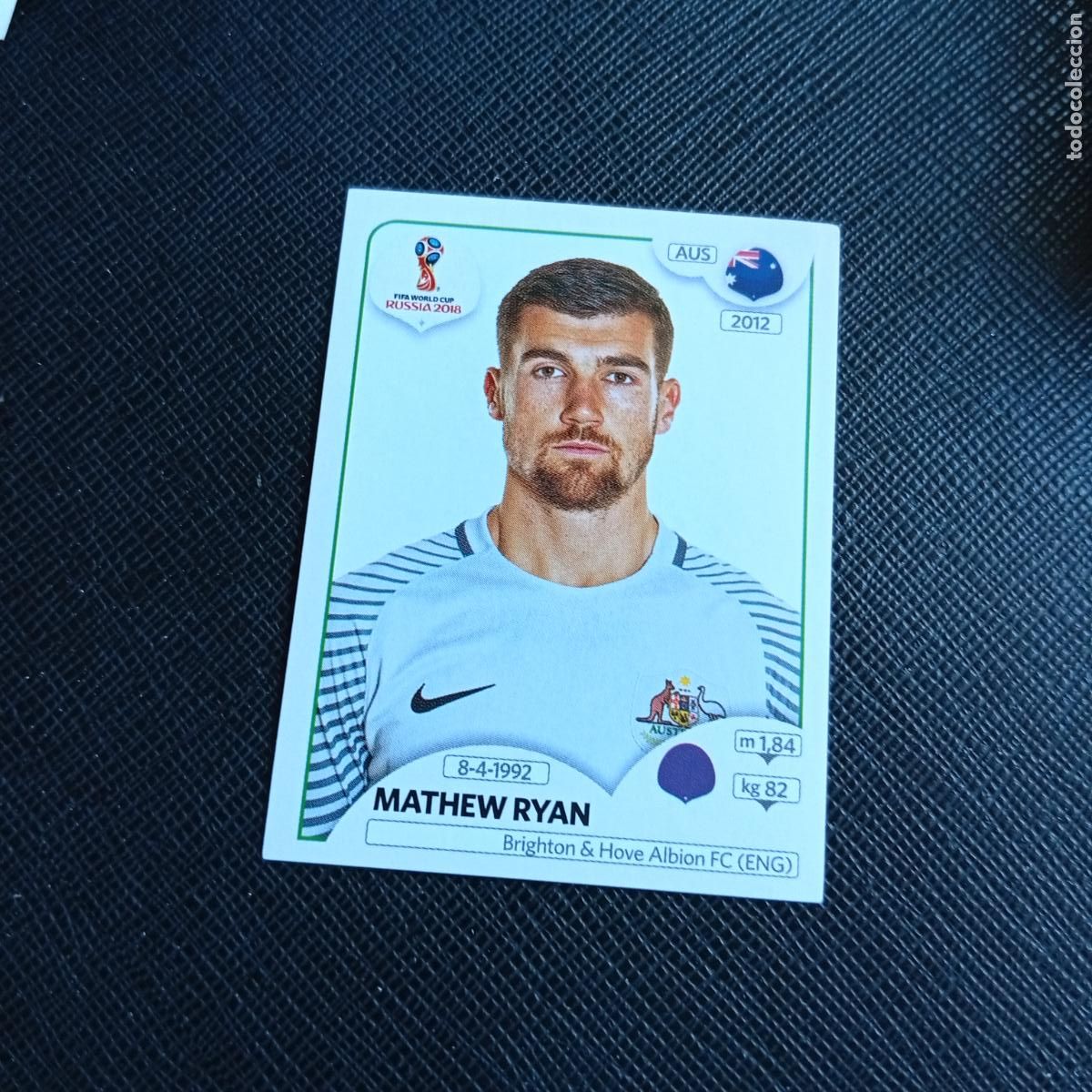 Cromos de f&uacute;tbol: 214 RYAN AUSTRALIA PANINI MUNDIAL RUSIA 2018 CROMO FUTBOL 18 - SIN PEGAR - /CJ2