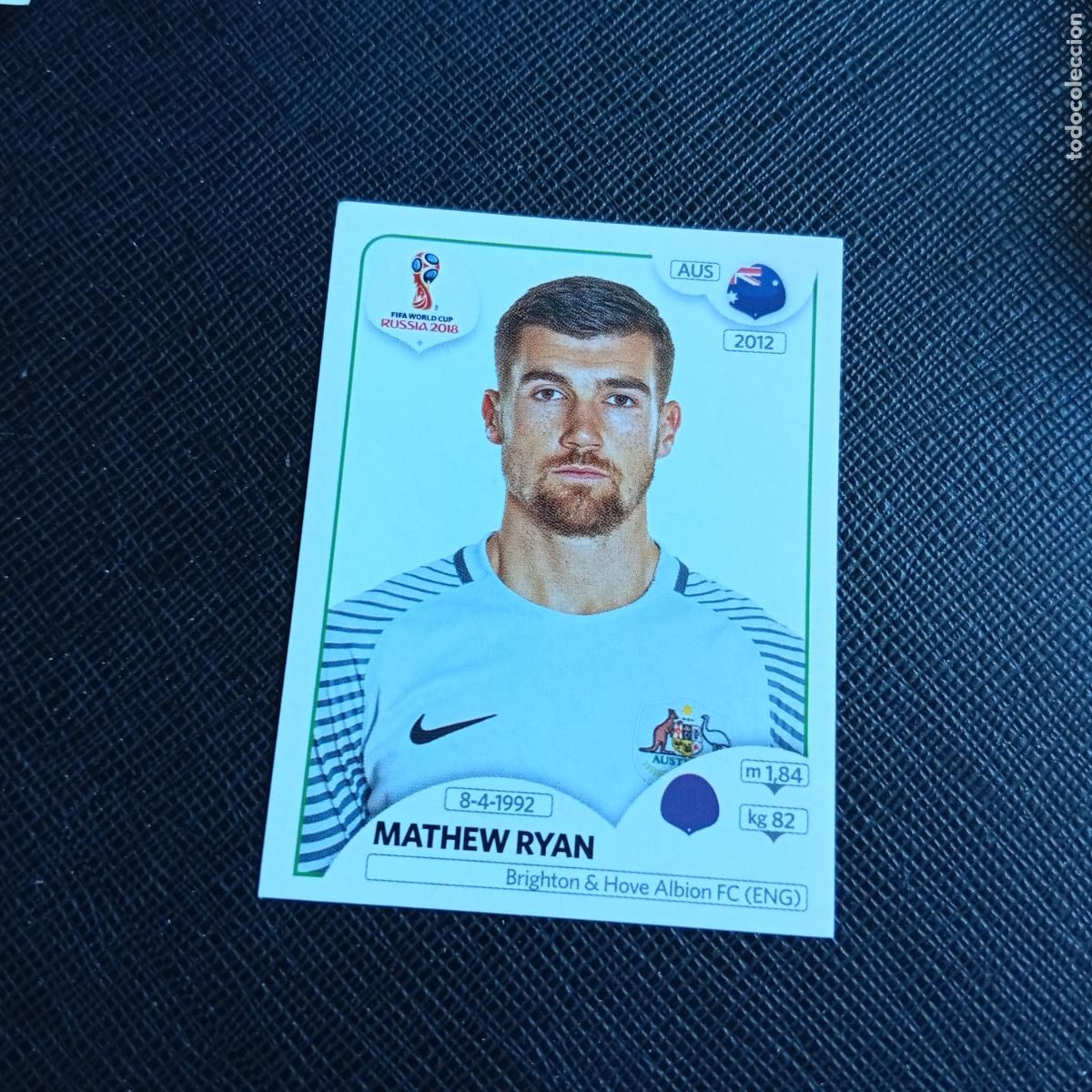Cromos de f&uacute;tbol: 214 RYAN AUSTRALIA PANINI MUNDIAL RUSIA 2018 CROMO FUTBOL 18 - SIN PEGAR - /CJ2 .