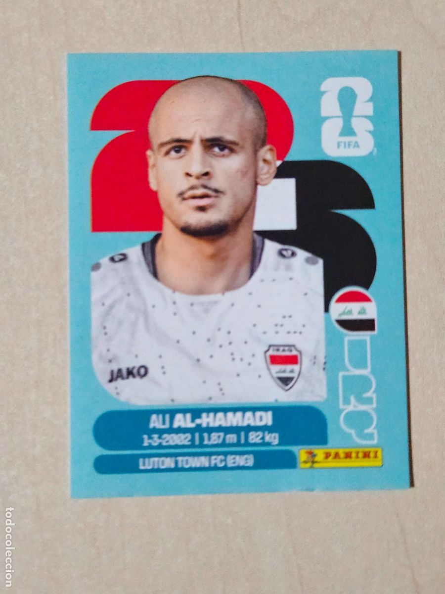 Cromos de f&uacute;tbol: CROMO IRQ18 IRQ 18 AL-HAMADI IRAK - MUNDIAL FIFA WORLD CUP 2026 STICKER PANINI SIN PEGAR