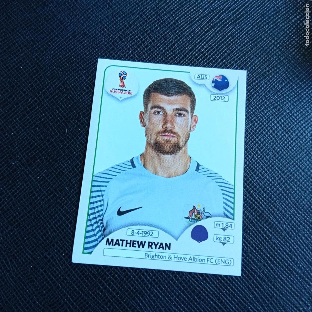 Cromos de f&uacute;tbol: 214 RYAN AUSTRALIA PANINI MUNDIAL RUSIA 2018 CROMO FUTBOL 18 - SIN PEGAR - /CJ2 .