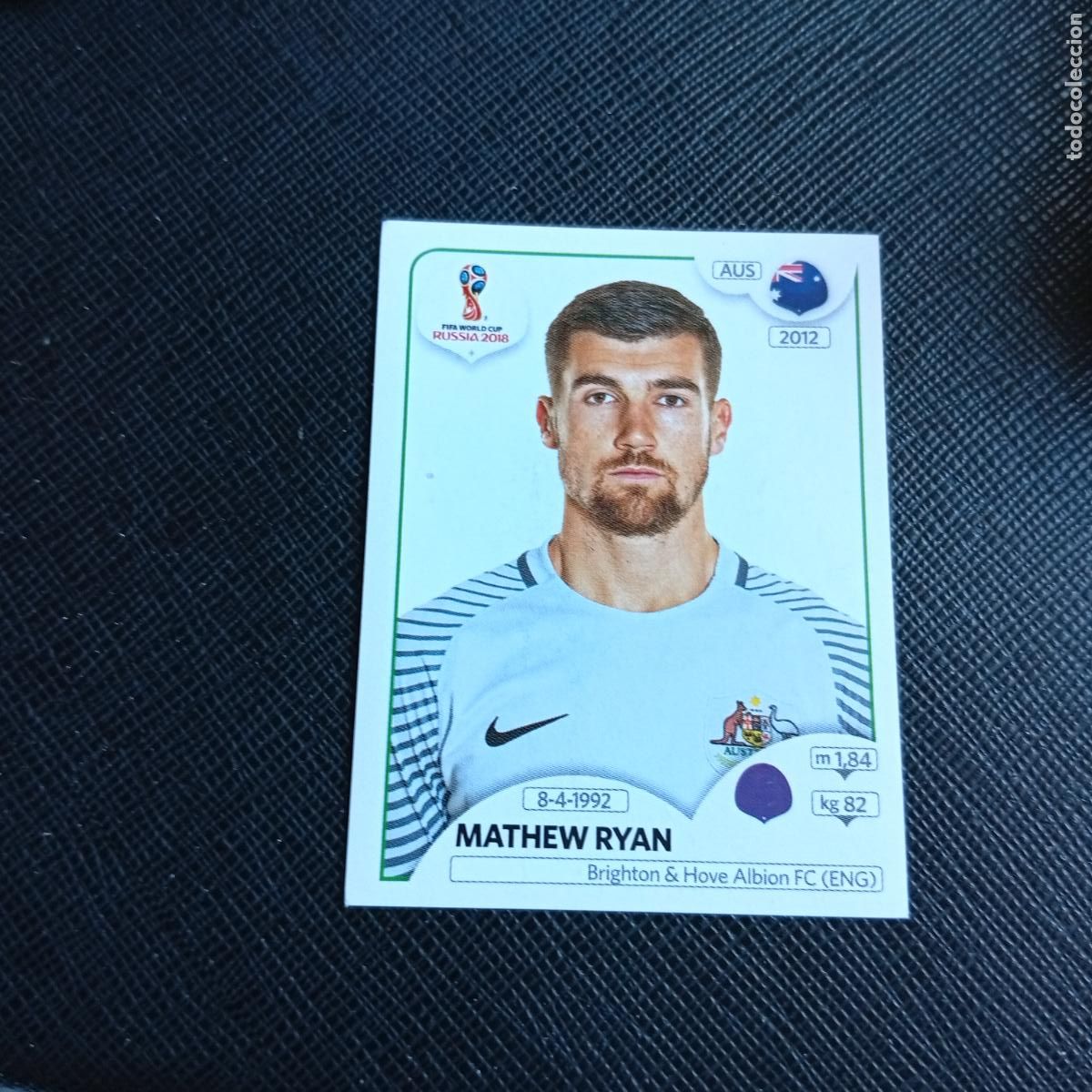 Cromos de f&uacute;tbol: 214 RYAN AUSTRALIA PANINI MUNDIAL RUSIA 2018 CROMO FUTBOL 18 - SIN PEGAR - /CJ2 ..