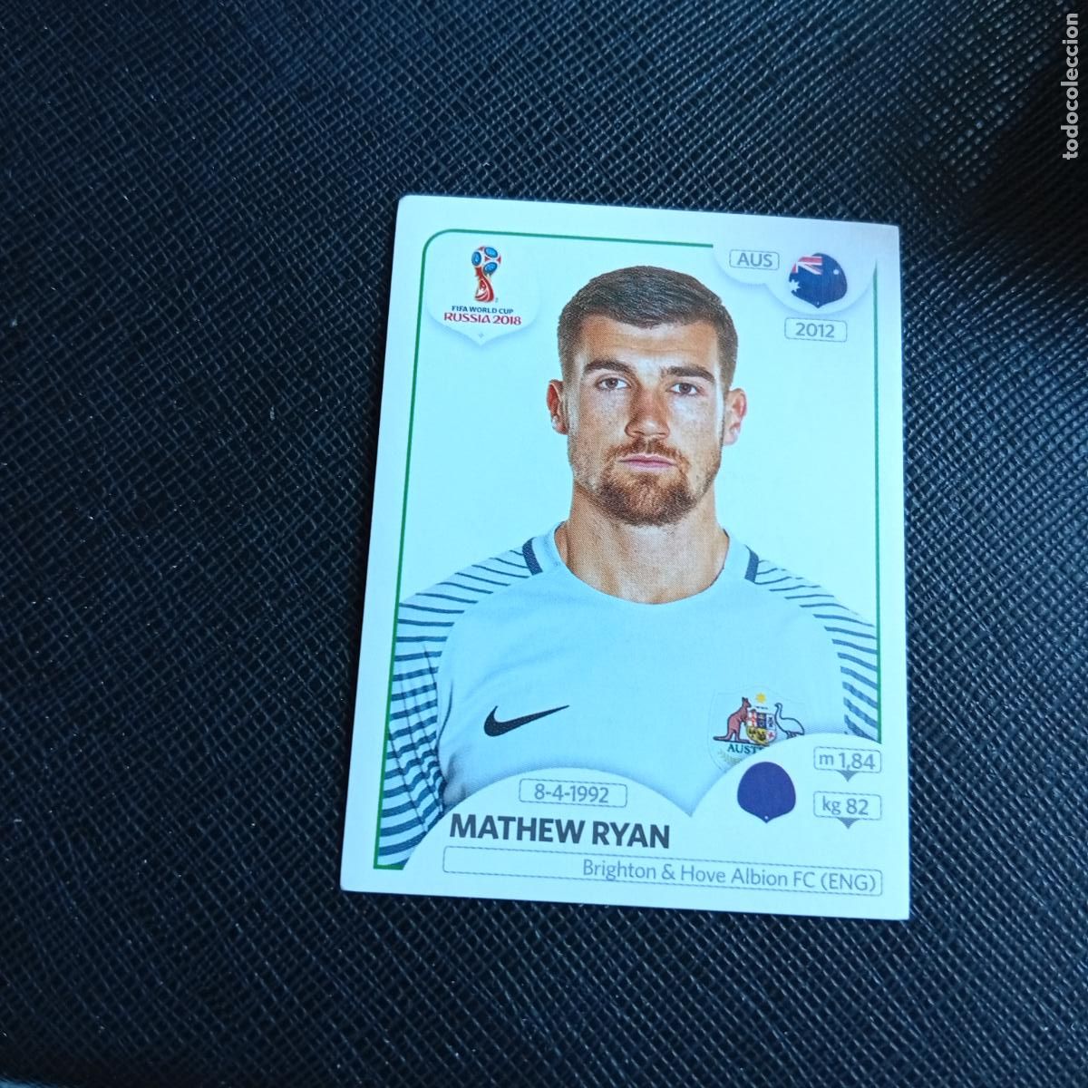 Cromos de f&uacute;tbol: 214 RYAN AUSTRALIA PANINI MUNDIAL RUSIA 2018 CROMO FUTBOL 18 - SIN PEGAR - /CJ2 ..