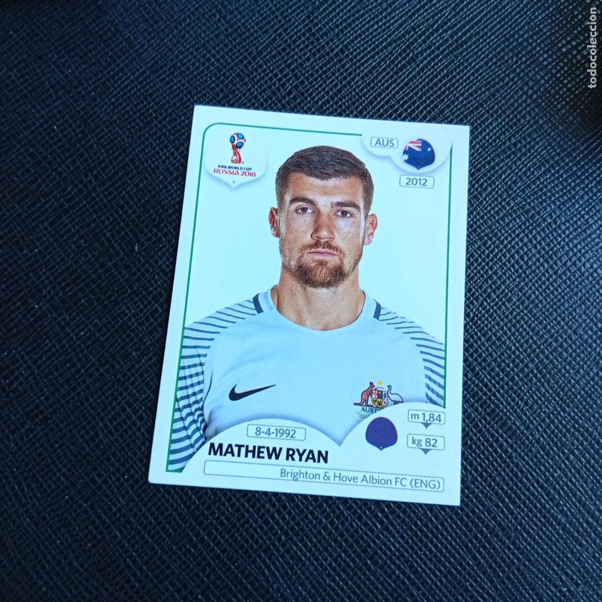 Cromos de f&uacute;tbol: 214 RYAN AUSTRALIA PANINI MUNDIAL RUSIA 2018 CROMO FUTBOL 18 - SIN PEGAR - /CJ2 ...