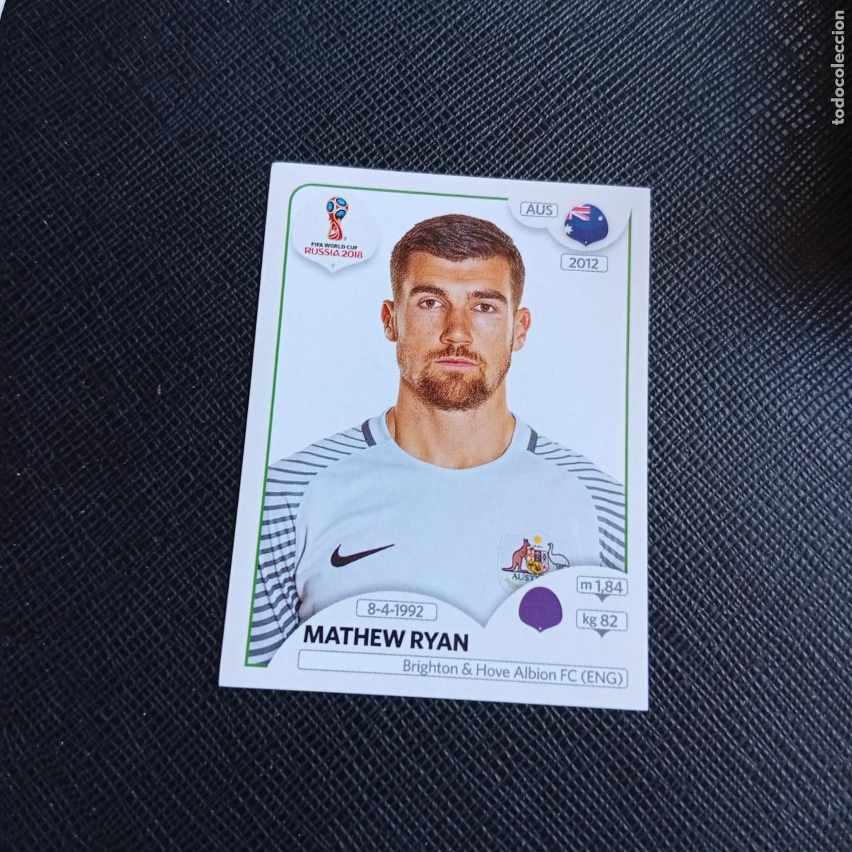 Cromos de f&uacute;tbol: 214 RYAN AUSTRALIA PANINI MUNDIAL RUSIA 2018 CROMO FUTBOL 18 - SIN PEGAR - /CJ2 ...