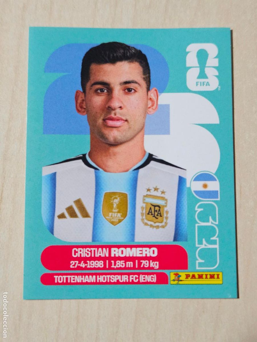 Cromos de f&uacute;tbol: CROMO ARG4 ARG 4 ROMERO ARGENTINA - MUNDIAL FIFA WORLD CUP 2026 STICKER PANINI SIN PEGAR