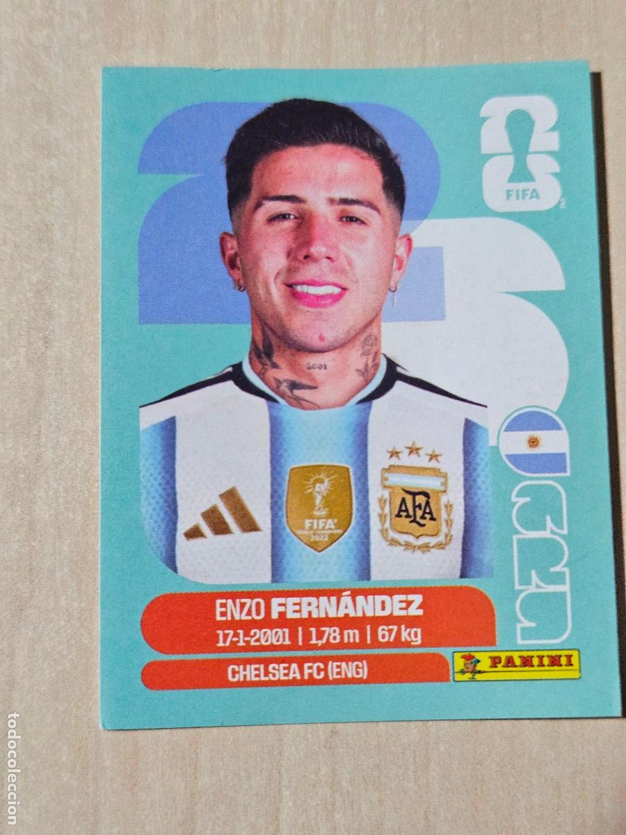 Cromos de f&uacute;tbol: CROMO ARG8 ARG 8 ENZO ARGENTINA - MUNDIAL FIFA WORLD CUP 2026 STICKER PANINI SIN PEGAR