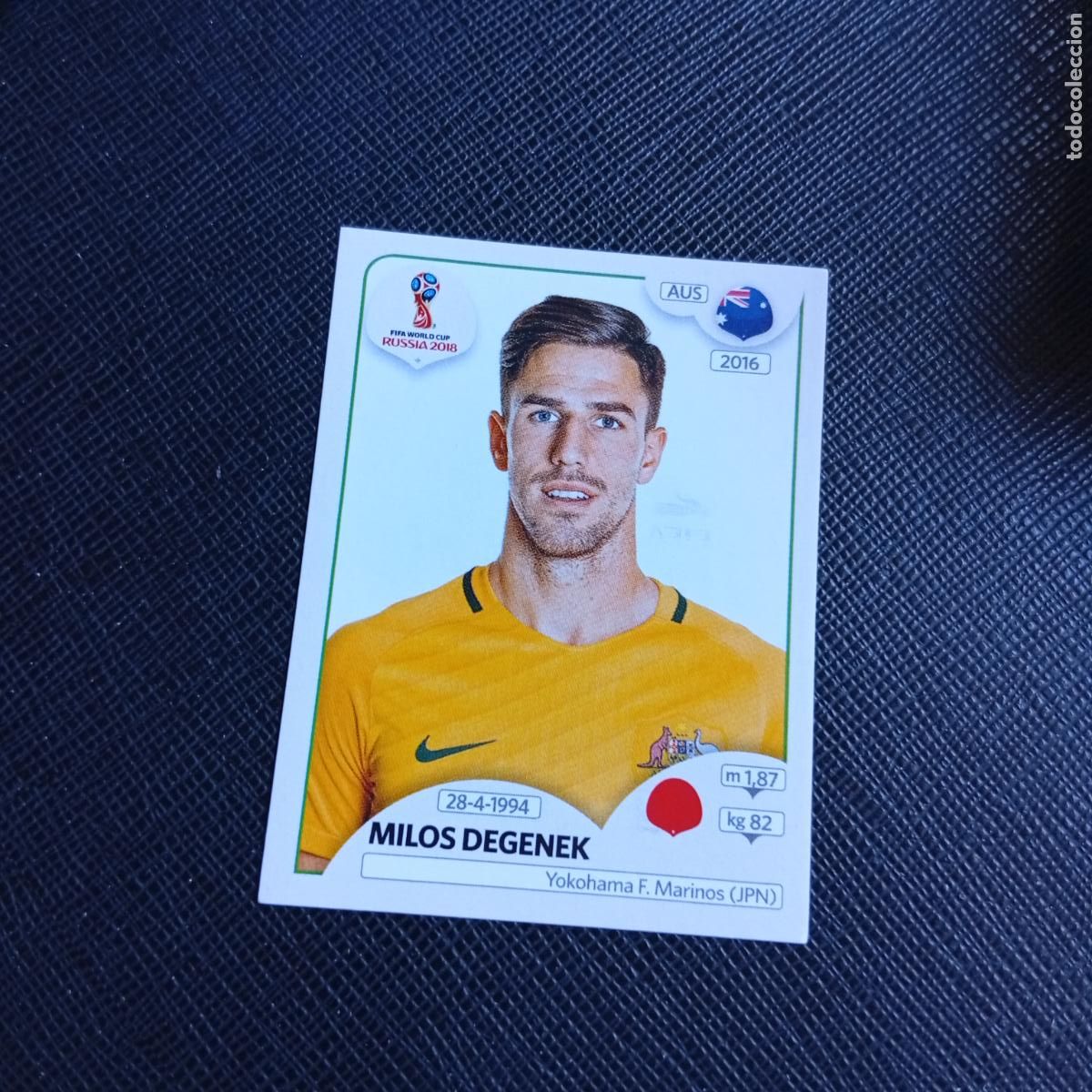 Cromos de f&uacute;tbol: 216 DEGENEK AUSTRALIA PANINI MUNDIAL RUSIA 2018 CROMO FUTBOL 18 - SIN PEGAR - /CJ2