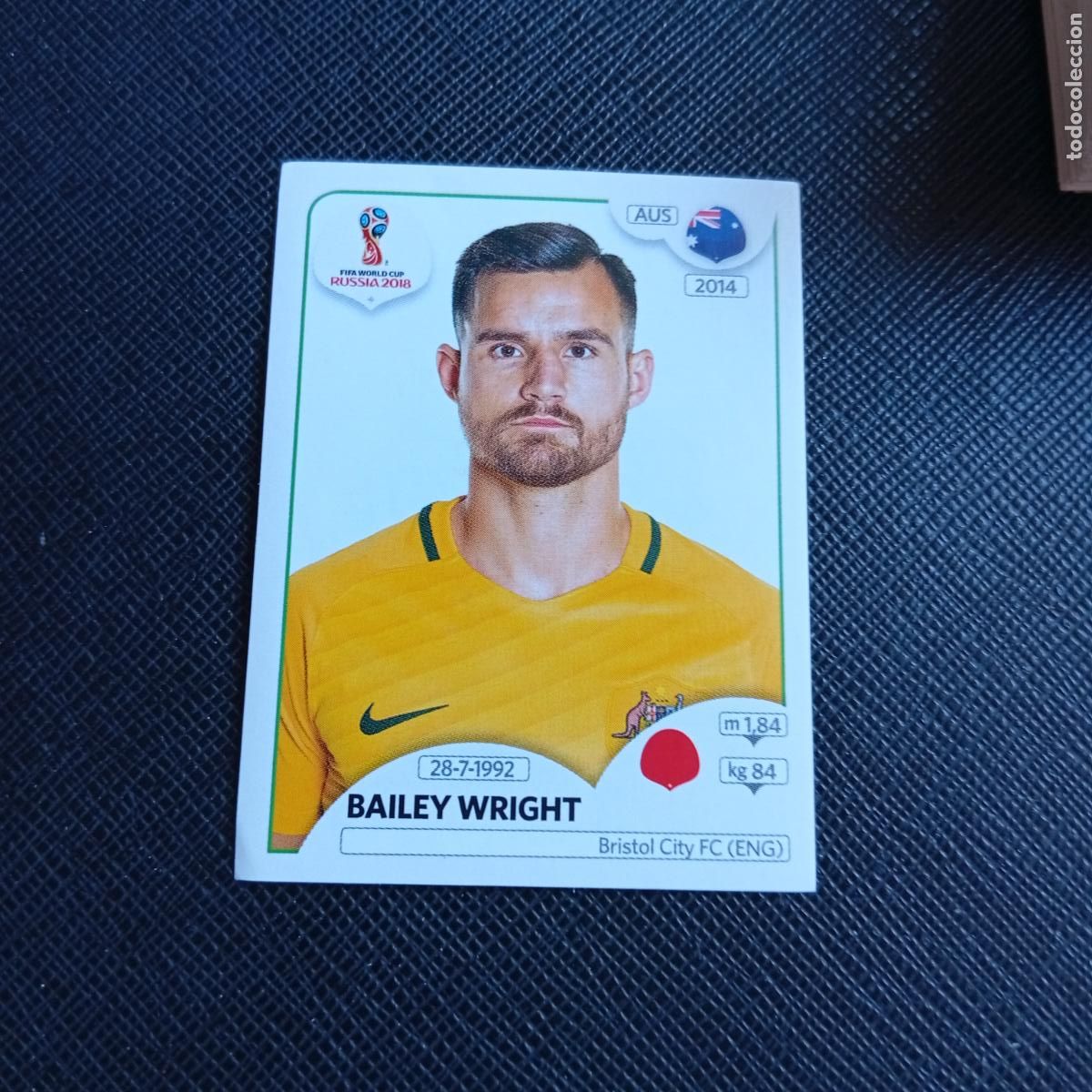 Cromos de f&uacute;tbol: 217 WRIGHT AUSTRALIA PANINI MUNDIAL RUSIA 2018 CROMO FUTBOL 18 - SIN PEGAR - /CJ2 .