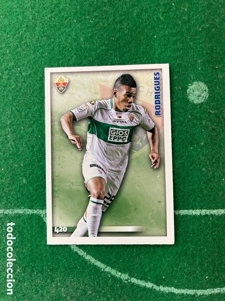 Cromos de f&uacute;tbol: 420 RODRIGUES ELCHE LAS FICHAS DE LA LIGA 2014 2015 MUNDICROMO