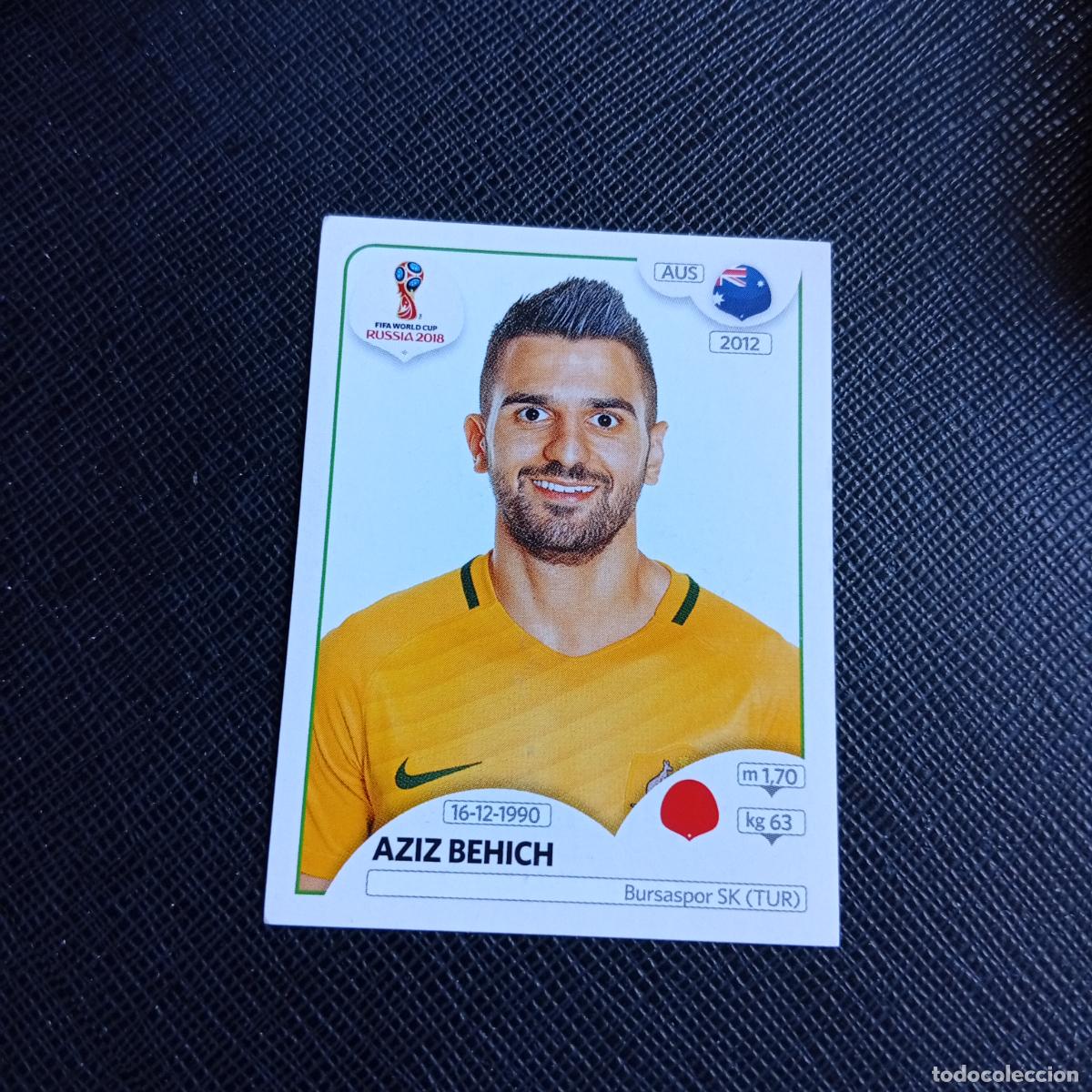 Cromos de f&uacute;tbol: 218 AZIZ BEHICH AUSTRALIA PANINI MUNDIAL RUSIA 2018 CROMO FUTBOL 18 - SIN PEGAR - /CJ2