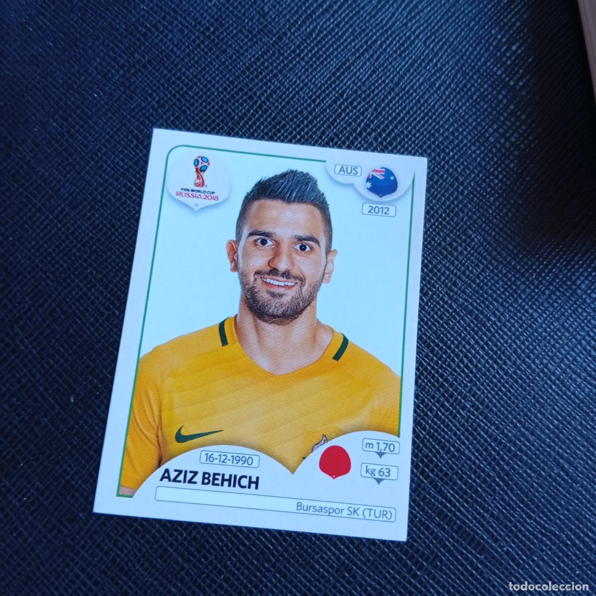 Cromos de f&uacute;tbol: 218 AZIZ BEHICH AUSTRALIA PANINI MUNDIAL RUSIA 2018 CROMO FUTBOL 18 - SIN PEGAR - /CJ2 D