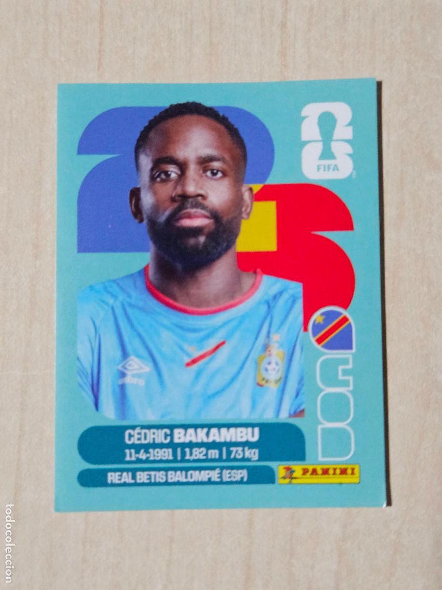 Cromos de f&uacute;tbol: CROMO COD19 COD 19 BAKAMBU RD CONGO - MUNDIAL FIFA WORLD CUP 2026 STICKER PANINI SIN PEGAR