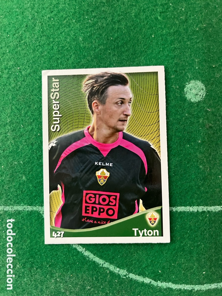 Cromos de f&uacute;tbol: 427 TYTON ELCHE LAS FICHAS DE LA LIGA 2014 2015 MUNDICROMO SUPERSTAR