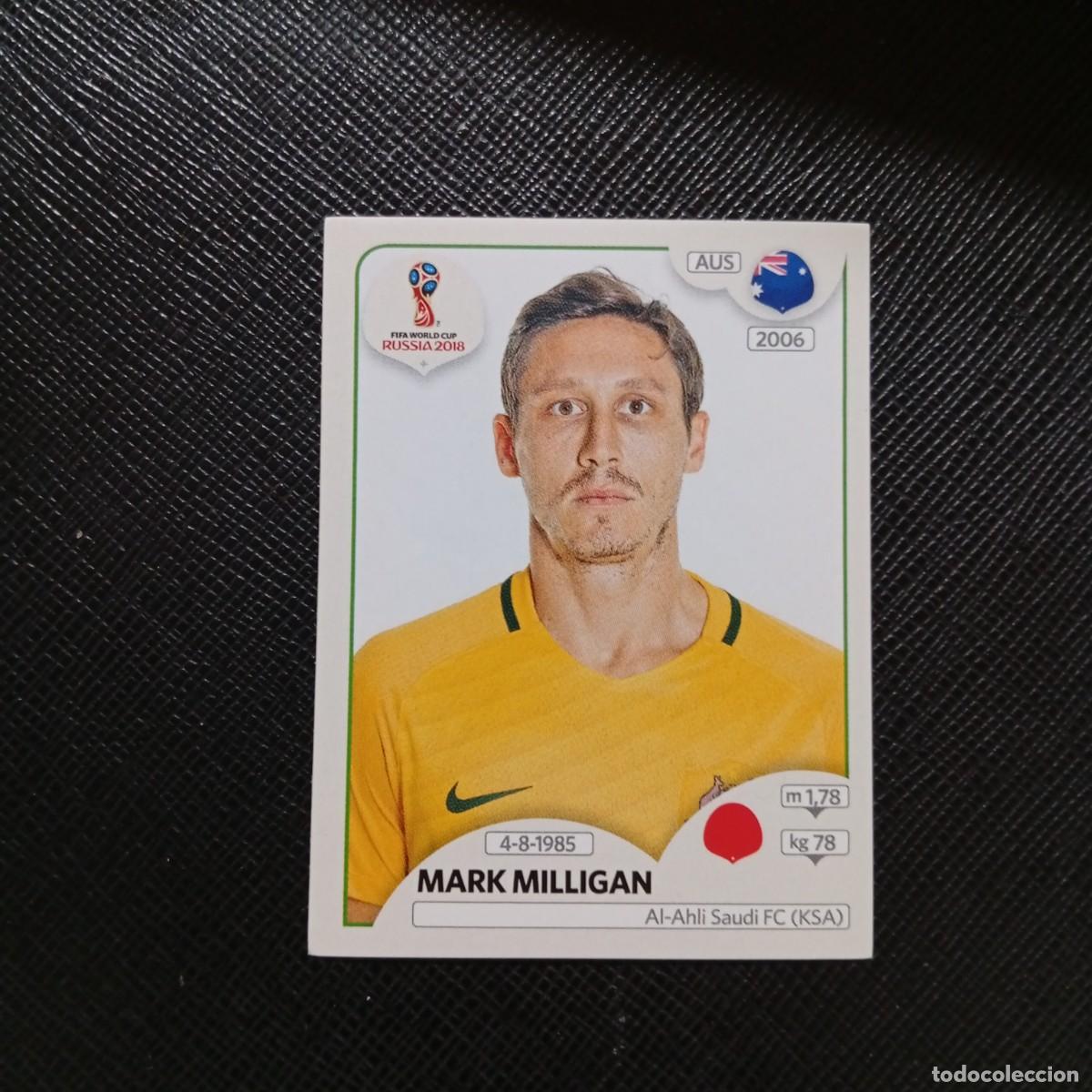 Cromos de f&uacute;tbol: 221 MARK MILLIGAN AUSTRALIA PANINI MUNDIAL RUSIA 2018 CROMO FUTBOL 18 - SIN PEGAR - /CJ2