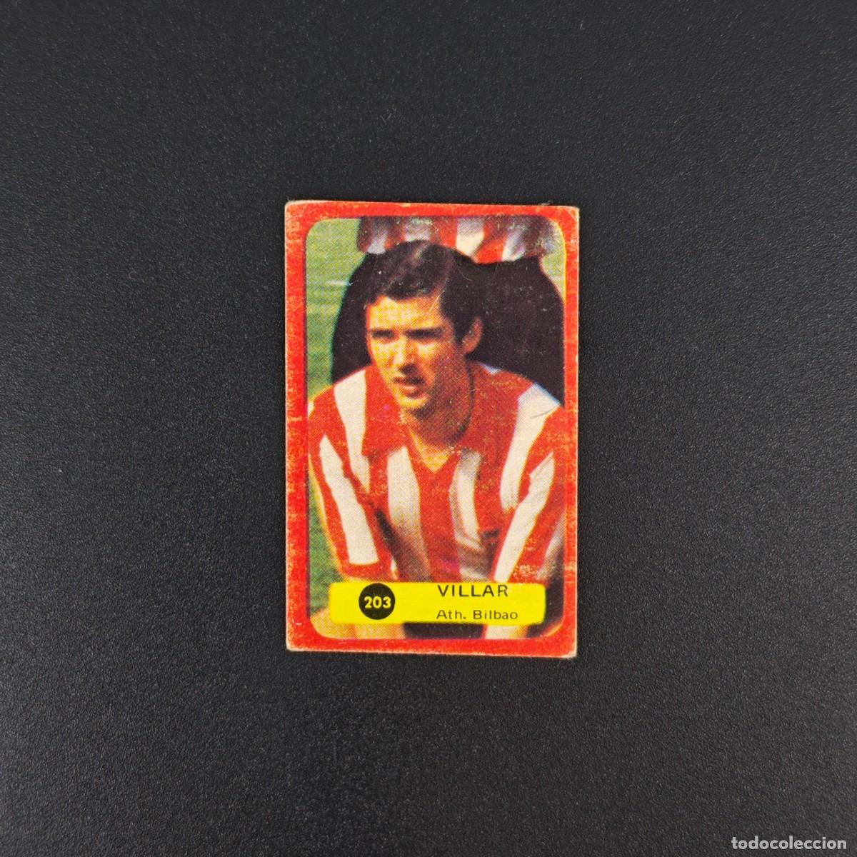 Fu&szlig;ball-Sticker: CROMO DE FUTBOL GRAFIMUR SOLANO 75 76 1975 1976 VILLAR 203 ATHLETIC BILBAO DESPEGADO RA1026