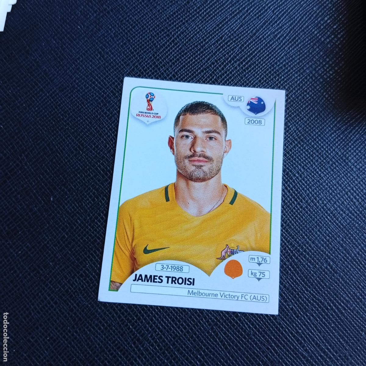 Fu&szlig;ball-Sticker: 223 JAMES TROSI AUSTRALIA PANINI MUNDIAL RUSIA 2018 CROMO FUTBOL 18 - SIN PEGAR - /CJ2