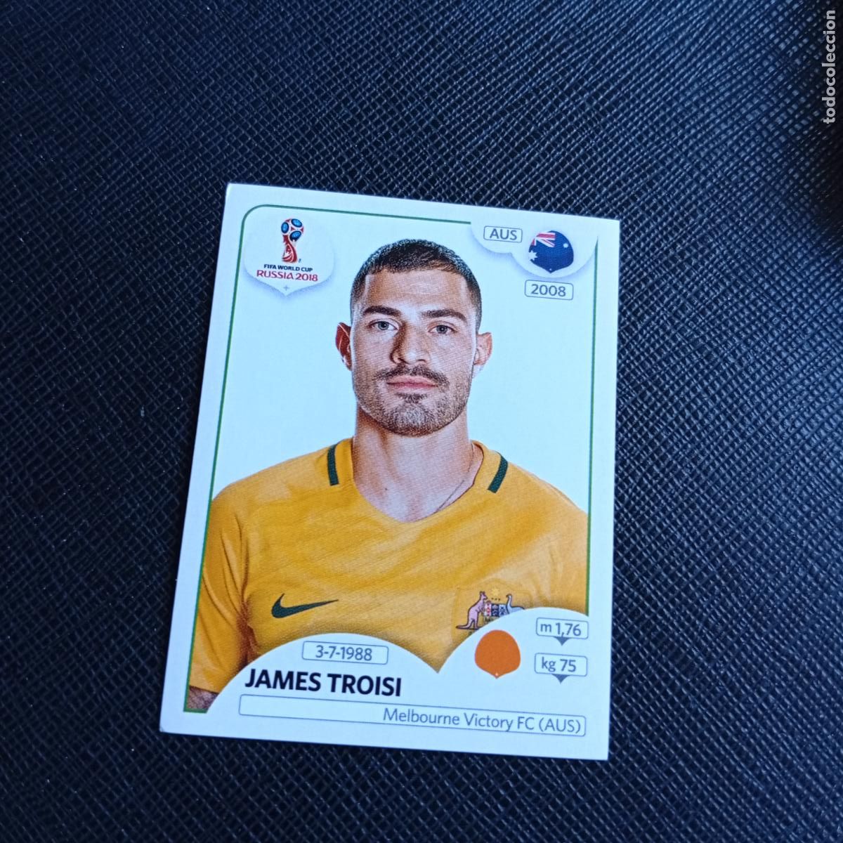 Football Stickers: 223 JAMES TROSI AUSTRALIA PANINI MUNDIAL RUSIA 2018 CROMO FUTBOL 18 - SIN PEGAR - /CJ2 ...
