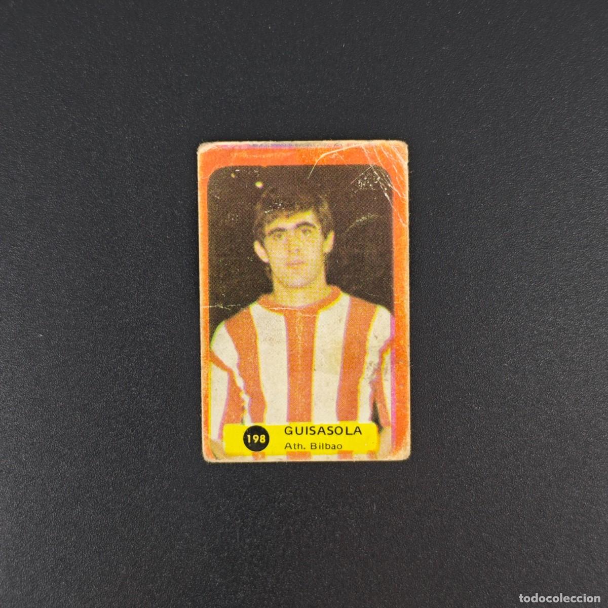 Cromos de f&uacute;tbol: CROMO DE FUTBOL GRAFIMUR SOLANO 75 76 1975 1976 GUISASOLA 198 ATHLETIC BILBAO DESPEGADO RA1026