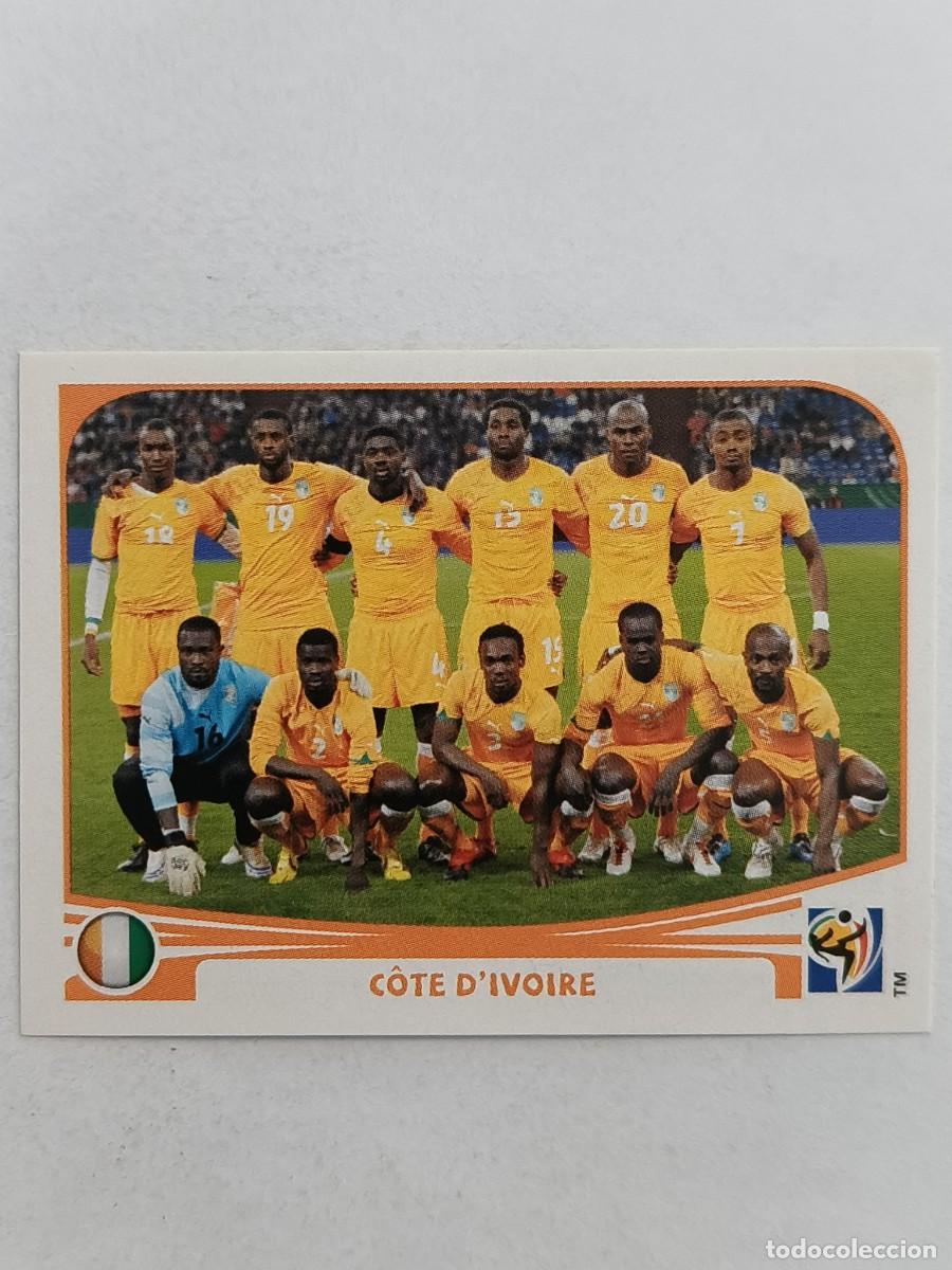 Cromos de f&uacute;tbol: #524 ALINEACION (COSTA DE MARFIL) MUNDIAL SUDAFRICA 2010 PANINI