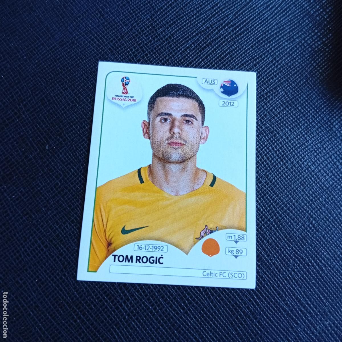 Cromos de f&uacute;tbol: 227 TOM ROGIC AUSTRALIA PANINI MUNDIAL RUSIA 2018 CROMO FUTBOL 18 - SIN PEGAR - /CJ2