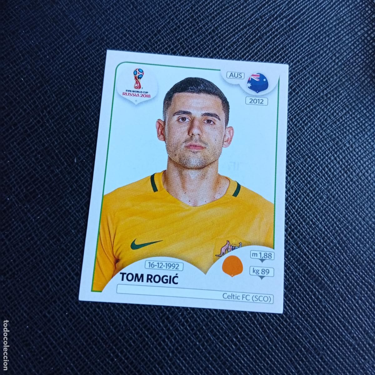 Cromos de f&uacute;tbol: 227 TOM ROGIC AUSTRALIA PANINI MUNDIAL RUSIA 2018 CROMO FUTBOL 18 - SIN PEGAR - /CJ2 ..
