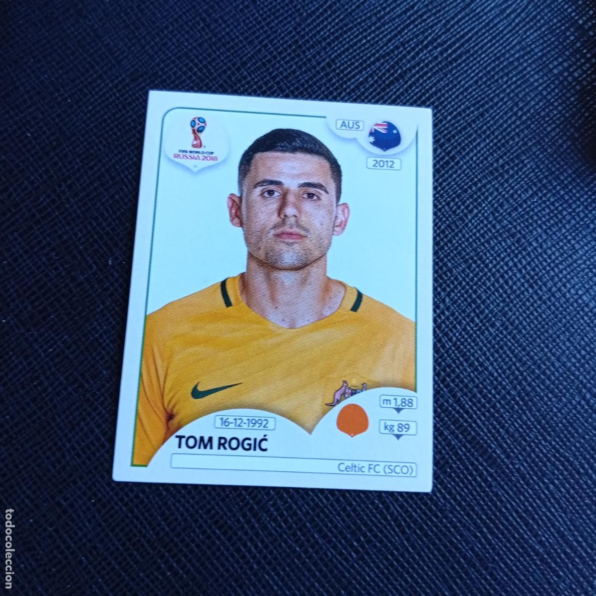 Cromos de f&uacute;tbol: 227 TOM ROGIC AUSTRALIA PANINI MUNDIAL RUSIA 2018 CROMO FUTBOL 18 - SIN PEGAR - /CJ2 ...